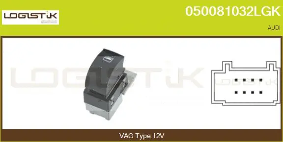 Switch, window regulator (050081032LGK)