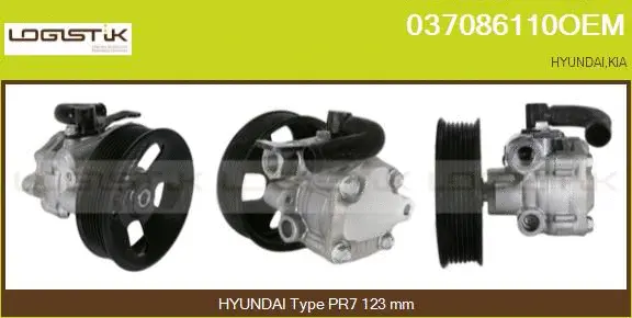 Hydraulic Pump, steering (037086110OEM)