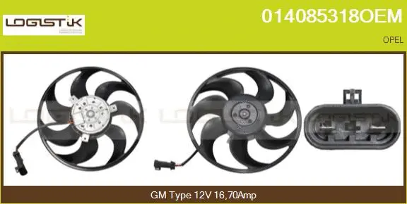Fan, engine cooling (014085318OEM)