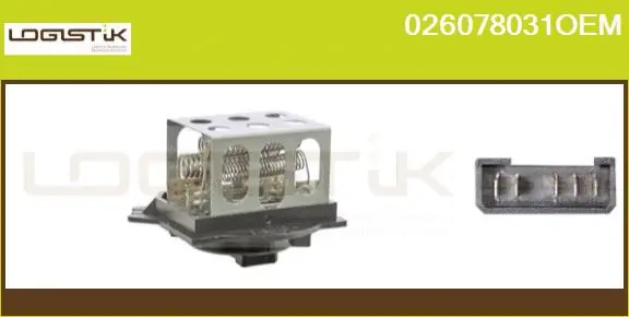 Resistor, interior blower (026078031OEM)