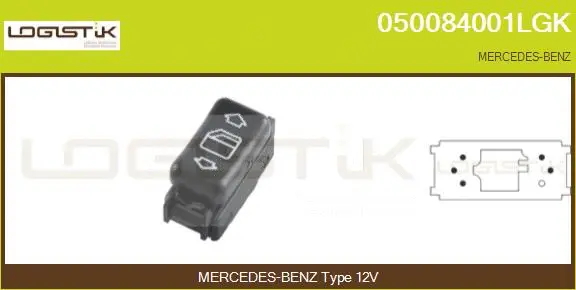 Switch, window regulator (050084001LGK)