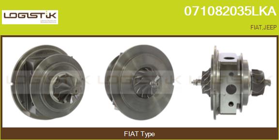 Core assembly, turbocharger (071082035LKA)