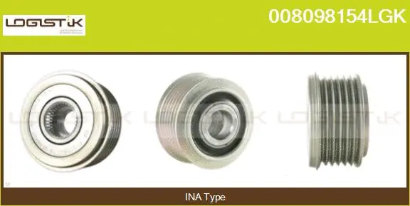 Belt Pulley, alternator (008098154LGK)