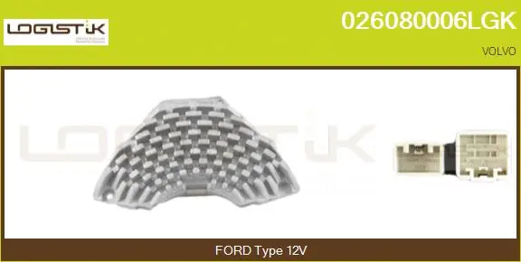 Resistor, interior blower (026080006LGK)