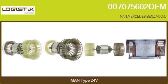 Interior Blower (007075602OEM)