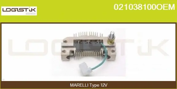 Rectifier, alternator (021038100OEM)