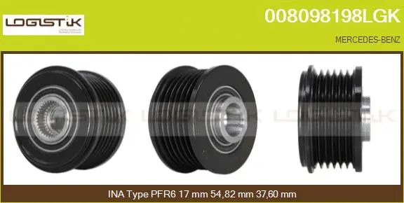 Belt Pulley, alternator (008098198LGK)