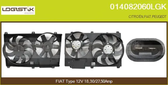 Electric Motor, radiator fan (014082060LGK)