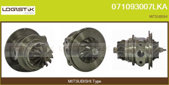 Core assembly, turbocharger (071093007LKA)