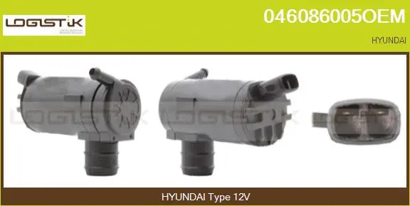 Washer Fluid Pump, window cleaning (046086005OEM)