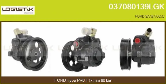 Hydraulic Pump, steering (037080139LGK)