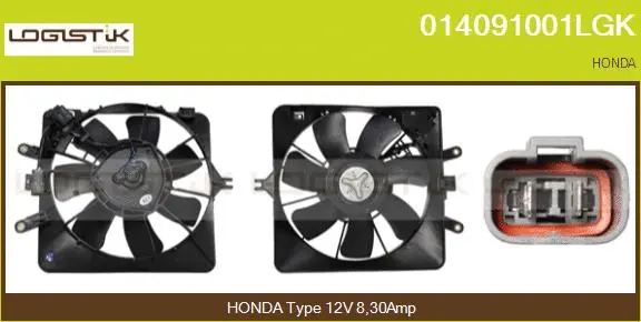 Electric Motor, radiator fan (014091001LGK)