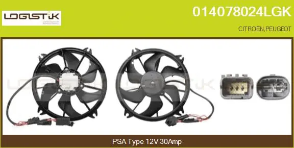 Electric Motor, radiator fan (014078024LGK)
