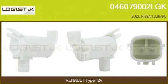 Washer Fluid Pump, window cleaning (046079002LGK)