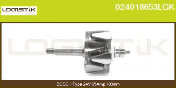 Rotor, alternator (024018653LGK)