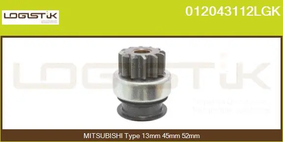 Pinion, starter (012043112LGK)