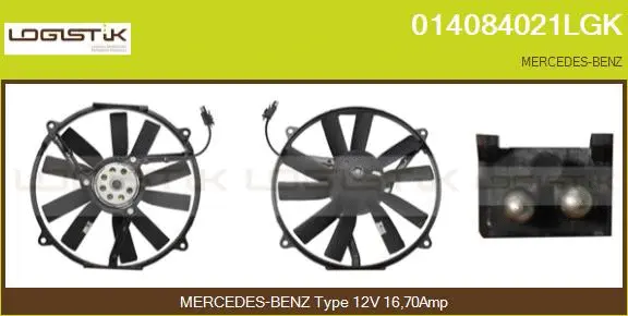 Electric Motor, radiator fan (014084021LGK)