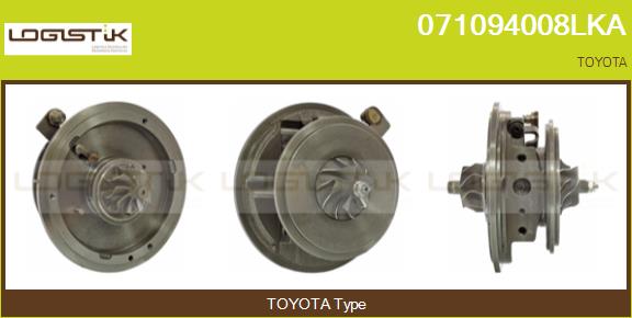 Core assembly, turbocharger (071094008LKA)