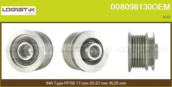 Belt Pulley, alternator (008098130OEM)