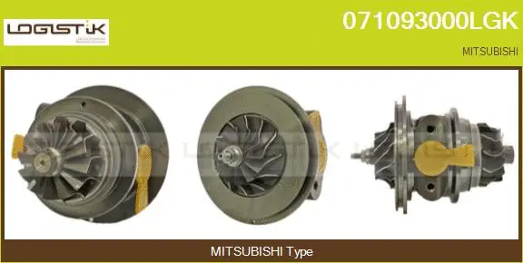 Core assembly, turbocharger (071093000LGK)