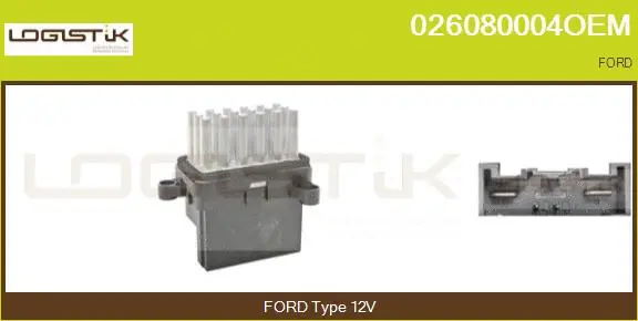 Resistor, interior blower (026080004OEM)
