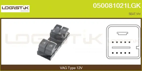 Switch, window regulator (050081021LGK)