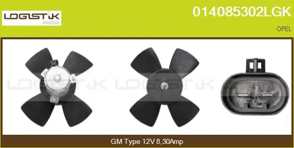 Fan, engine cooling (014085302LGK)