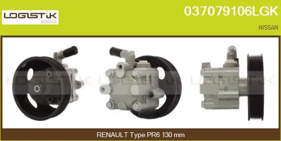 Hydraulic Pump, steering (037079106LGK)
