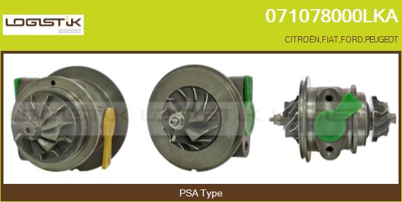 Core assembly, turbocharger (071078000LKA)