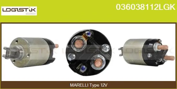 Solenoid Switch, starter (036038112LGK)