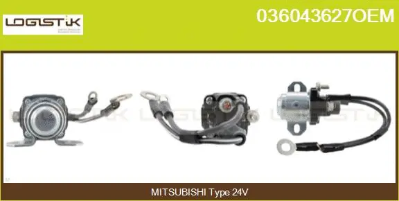 Solenoid Switch, starter (036043627OEM)