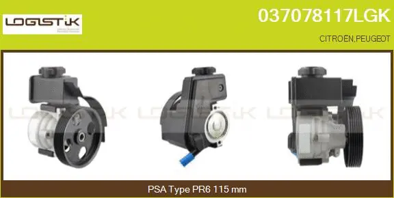 Hydraulic Pump, steering (037078117LGK)