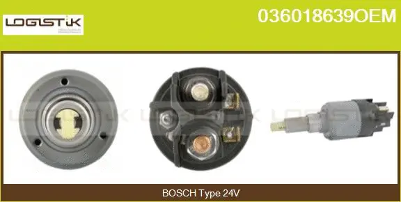 Solenoid Switch, starter (036018639OEM)