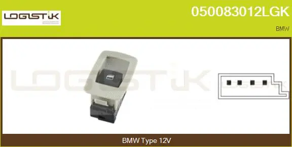 Switch, window regulator (050083012LGK)