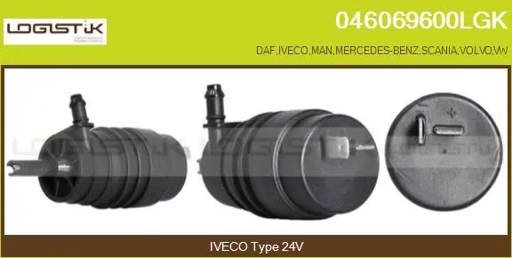 Washer Fluid Pump, window cleaning (046069600LGK)