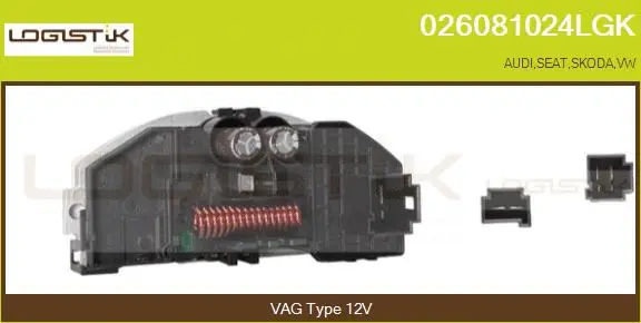 Resistor, interior blower (026081024LGK)