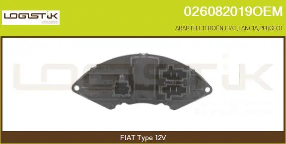 Resistor, interior blower (026082019OEM)