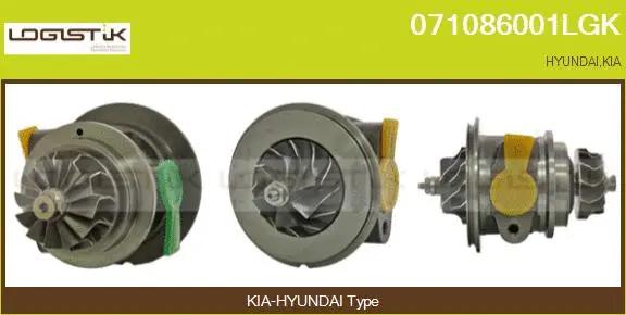 Core assembly, turbocharger (071086001LGK)