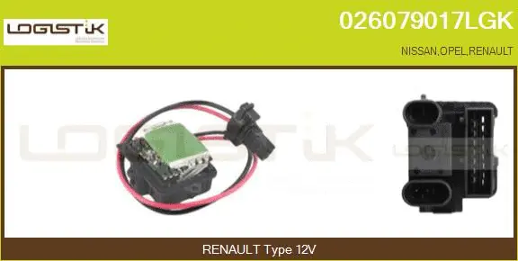 Resistor, interior blower (026079017LGK)