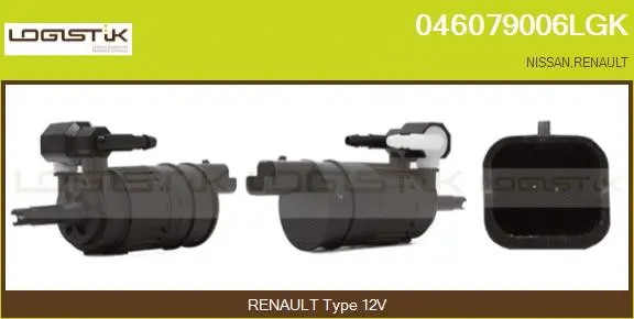 Washer Fluid Pump, window cleaning (046079006LGK)