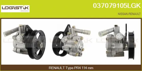 Hydraulic Pump, steering (037079105LGK)