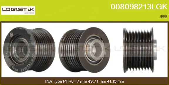 Belt Pulley, alternator (008098213LGK)