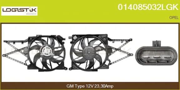 Electric Motor, radiator fan (014085032LGK)