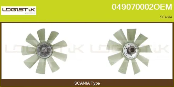 Clutch, radiator fan (049070002OEM)