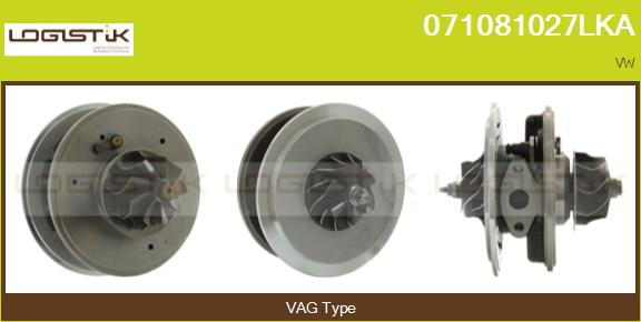 Core assembly, turbocharger (071081027LKA)