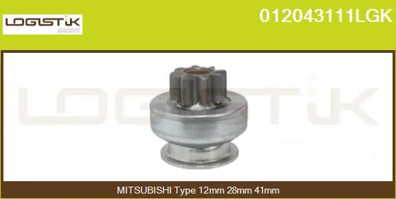 Pinion, starter (012043111LGK)