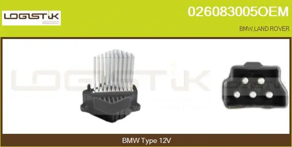 Resistor, interior blower (026083005OEM)