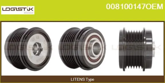 Belt Pulley, alternator (008100147OEM)