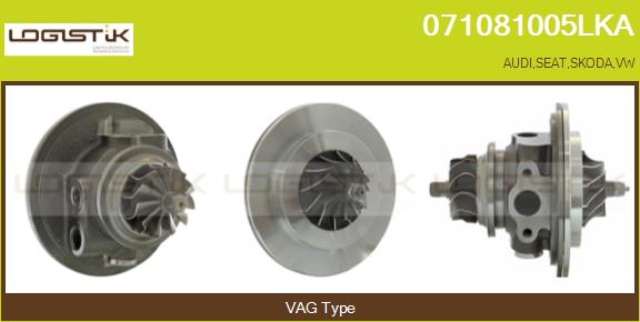 Core assembly, turbocharger (071081005LKA)