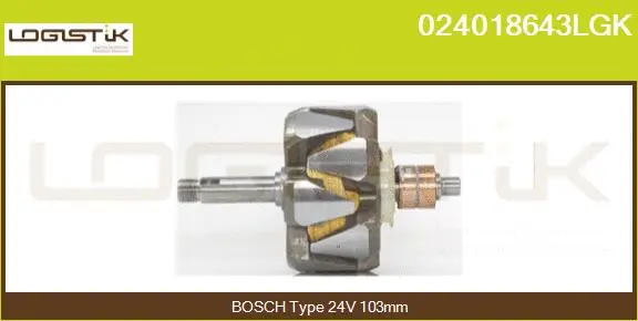 Rotor, alternator (024018643LGK)